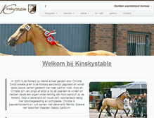 Tablet Screenshot of kinskystable.nl